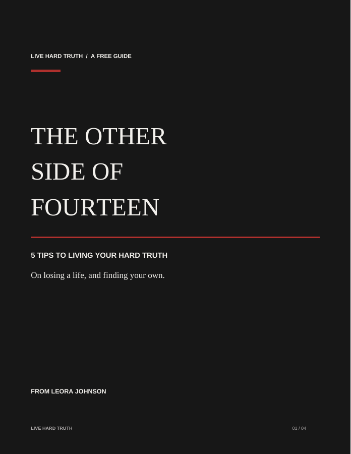 The Other Side of Fourteen guide cover